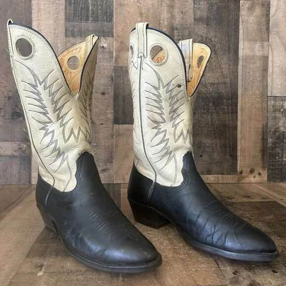 Nocona Vintage Western Cowboy Boots Mens 9 D